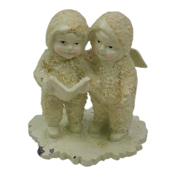 Set Of 5 Snowbabies Miniatures Handpainted Pewter Figurines Holiday Plus 1 Extra - Picture 3 of 16